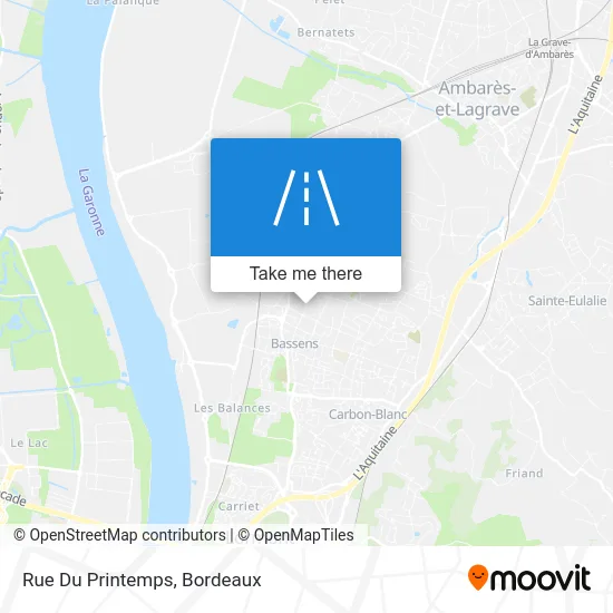 Rue Du Printemps map