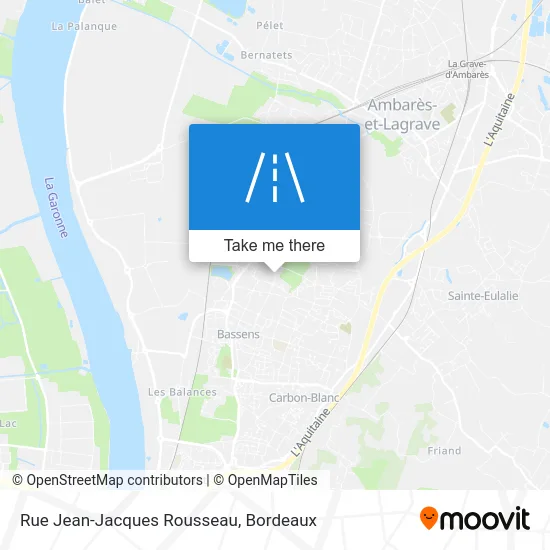 Rue Jean-Jacques Rousseau map