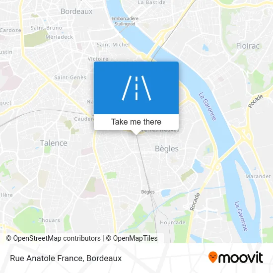 Rue Anatole France map