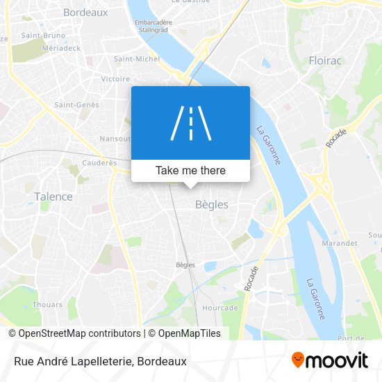 Rue André Lapelleterie map