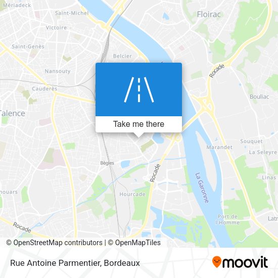 Rue Antoine Parmentier map