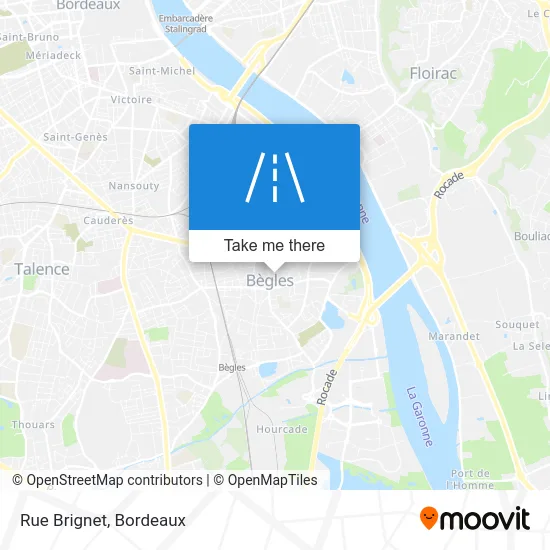 Rue Brignet map