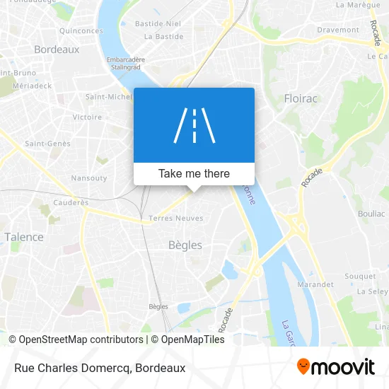 Rue Charles Domercq map