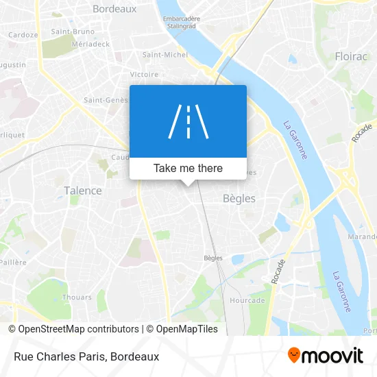 Rue Charles Paris map