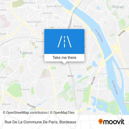 Rue De La Commune De Paris map