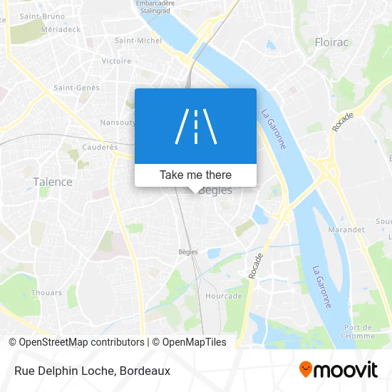 Rue Delphin Loche map