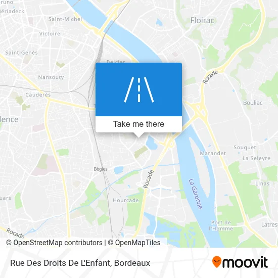 Rue Des Droits De L'Enfant map