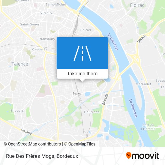 Rue Des Frères Moga map