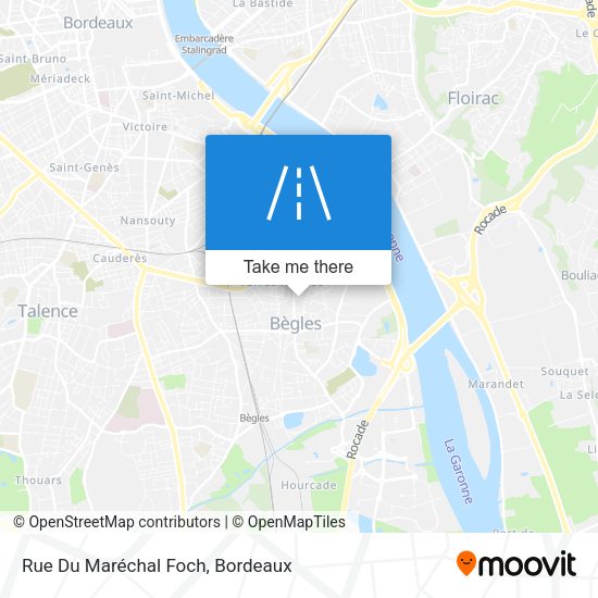Rue Du Maréchal Foch map