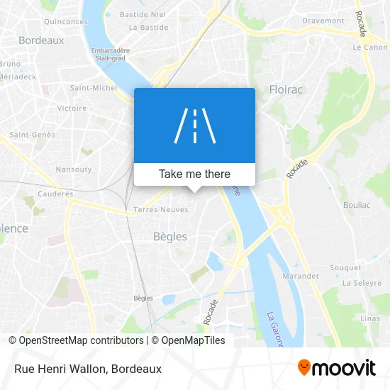 Rue Henri Wallon map