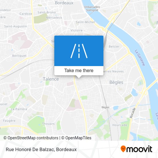 Rue Honoré De Balzac map