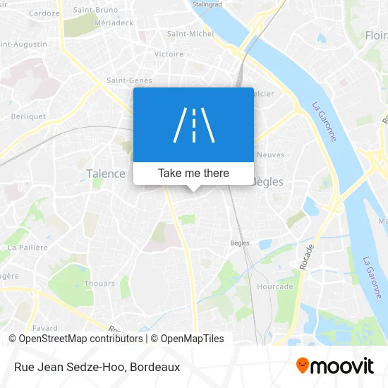 Rue Jean Sedze-Hoo map