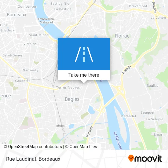Rue Laudinat map