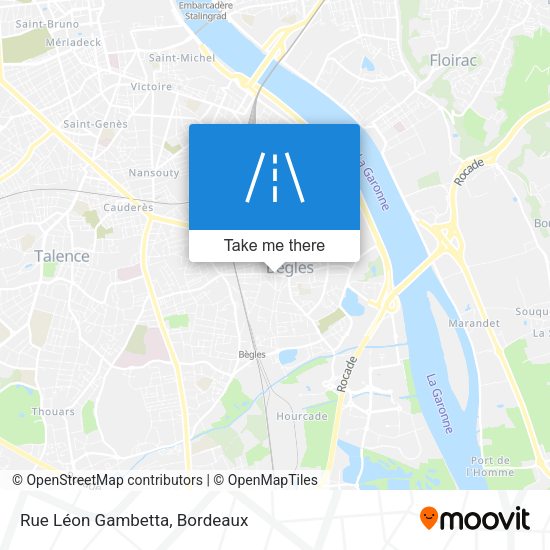 Rue Léon Gambetta map
