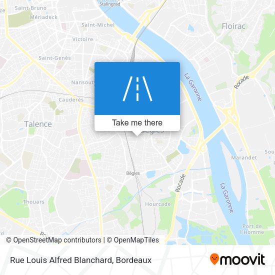 Rue Louis Alfred Blanchard map