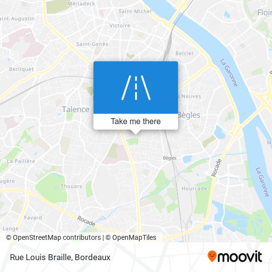 Rue Louis Braille map