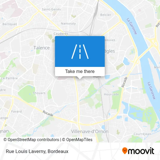 Rue Louis Laverny map