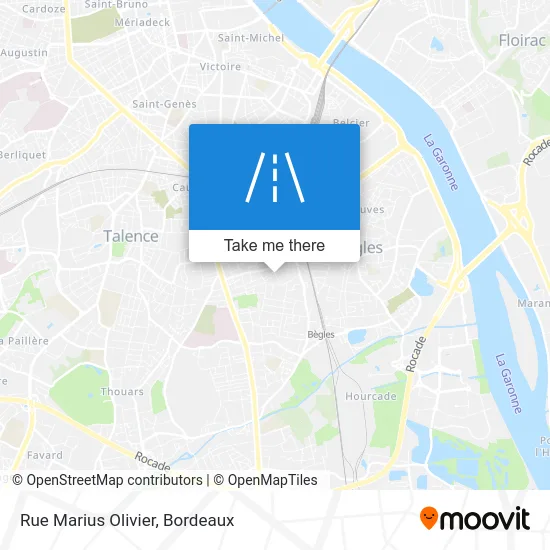 Rue Marius Olivier map