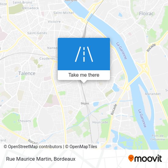 Rue Maurice Martin map