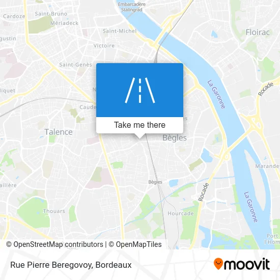 Rue Pierre Beregovoy map