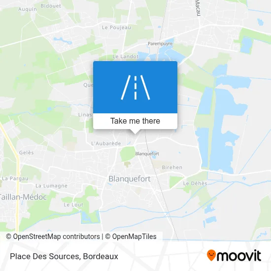Place Des Sources map