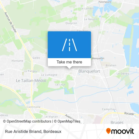 Rue Aristide Briand map