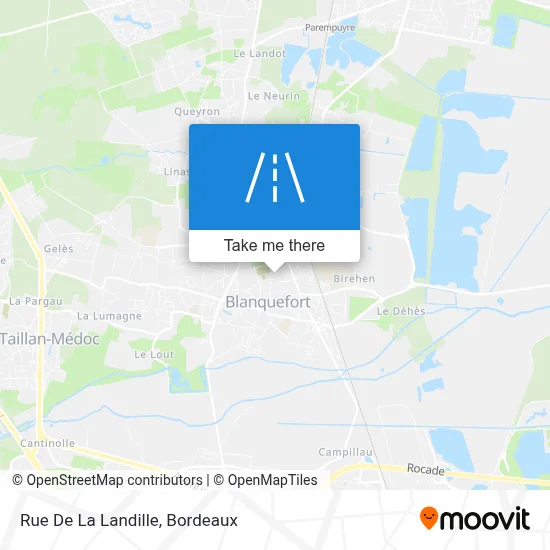 Rue De La Landille map