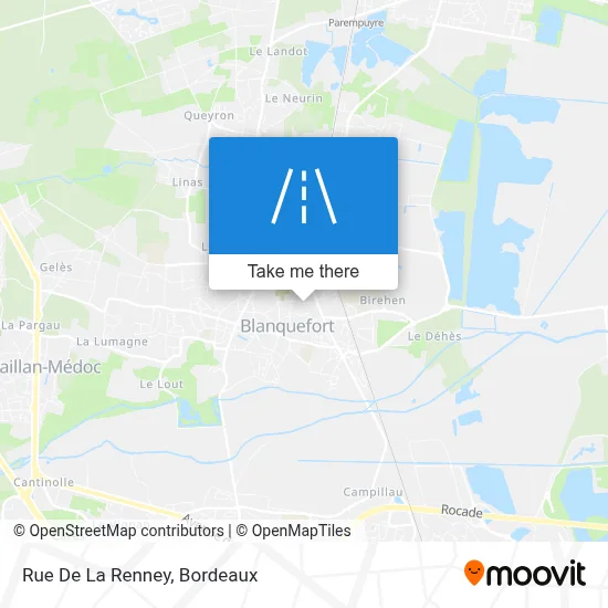 Rue De La Renney map