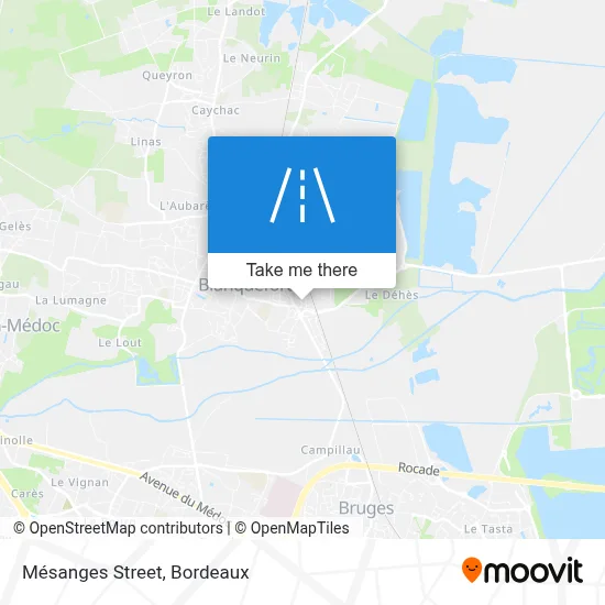 Rue Des Mésanges map