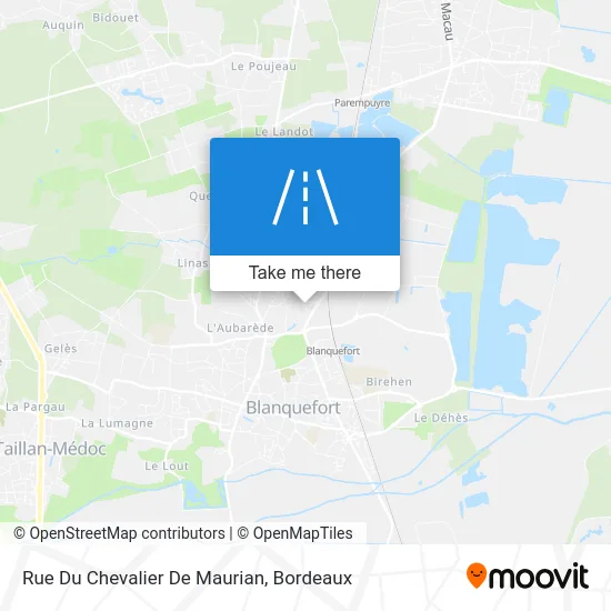 Rue Du Chevalier De Maurian map