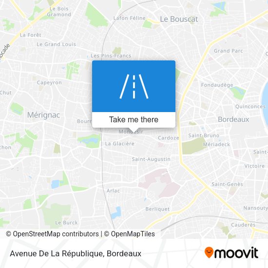 Avenue De La République map