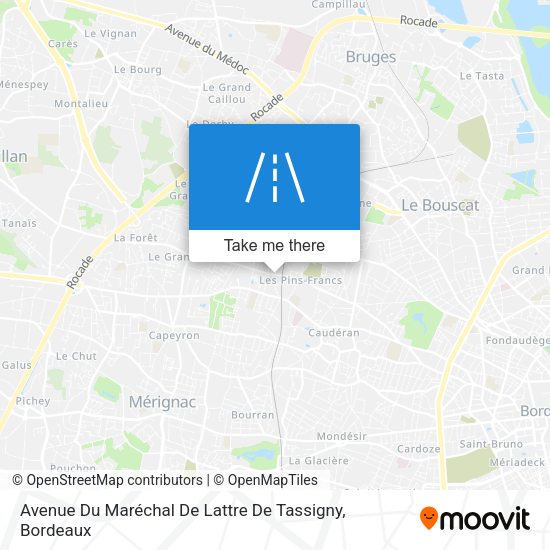 Avenue Du Maréchal De Lattre De Tassigny map