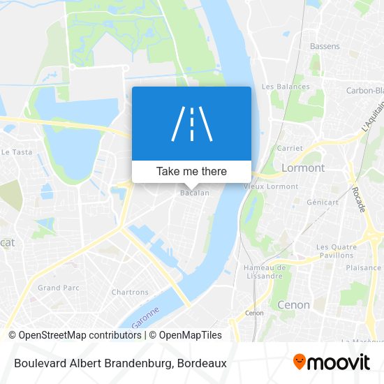 Boulevard Albert Brandenburg map