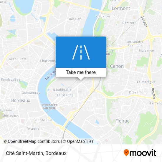 Cité Saint-Martin map