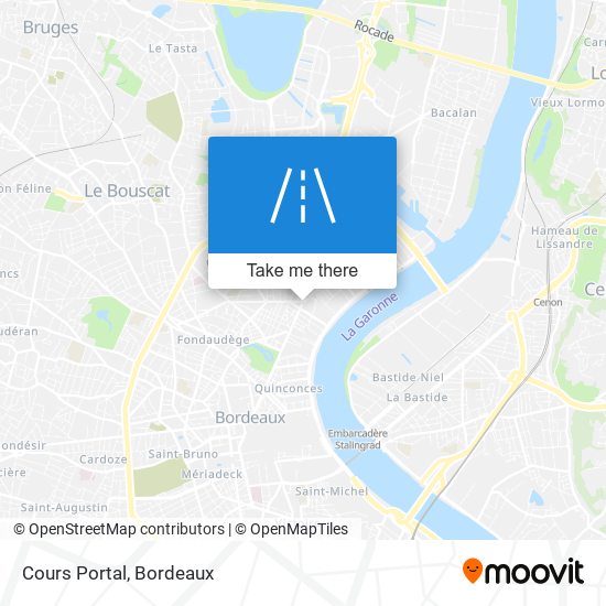 Cours Portal map