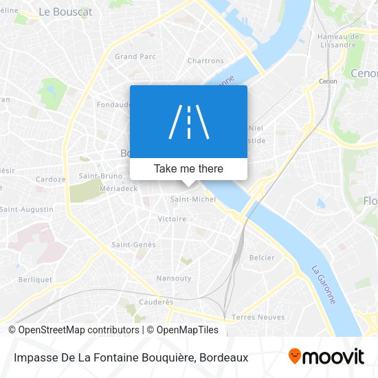 Impasse De La Fontaine Bouquière map