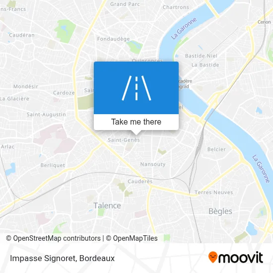 Impasse Signoret map