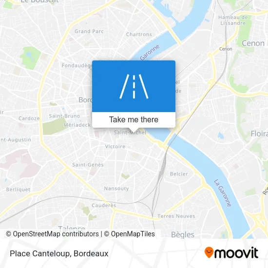 Place Canteloup map