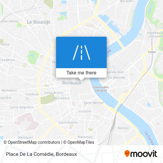 Place De La Comédie map