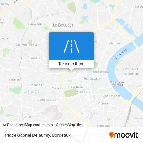 Place Gabriel Delaunay map