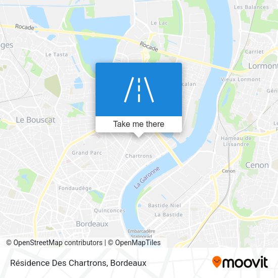 Résidence Des Chartrons map