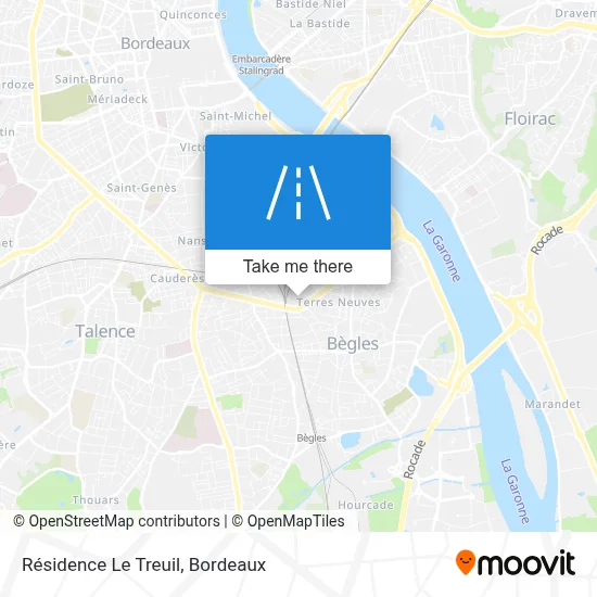 Résidence Le Treuil map
