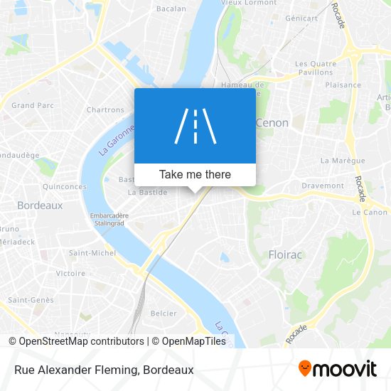 Rue Alexander Fleming map