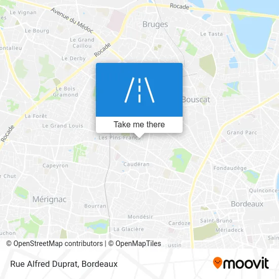 Rue Alfred Duprat map