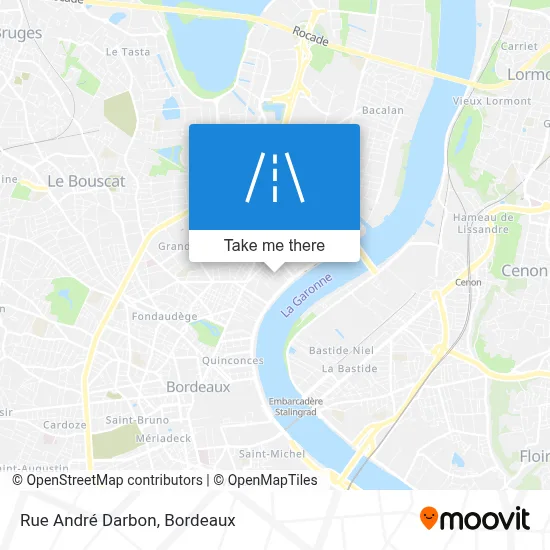 Rue André Darbon map