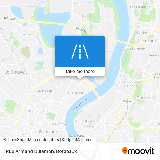 Rue Armand Dulamon map