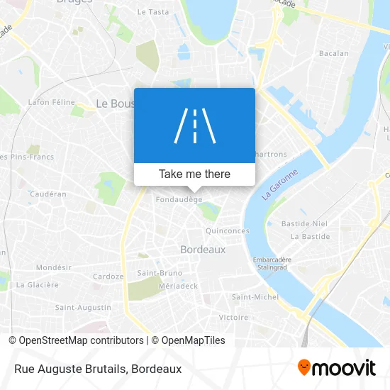 Rue Auguste Brutails map