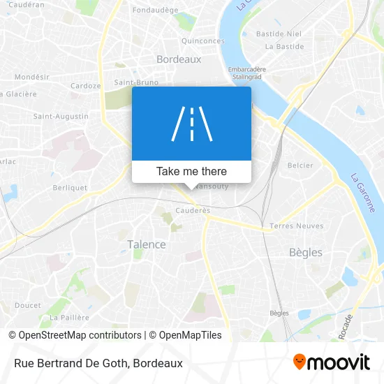 Rue Bertrand De Goth map