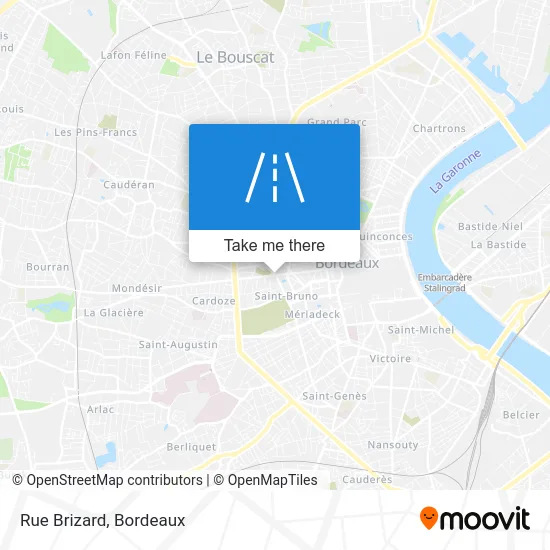 Rue Brizard map