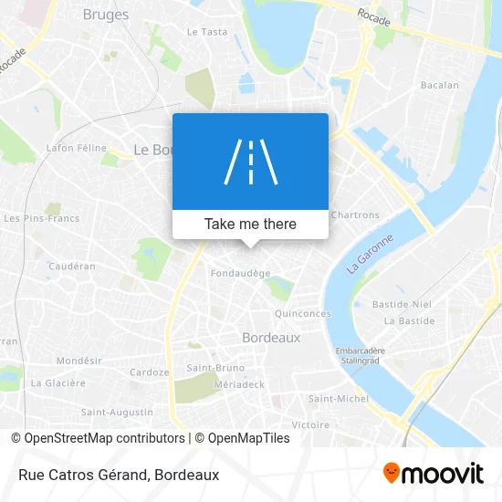 Rue Catros Gérand map